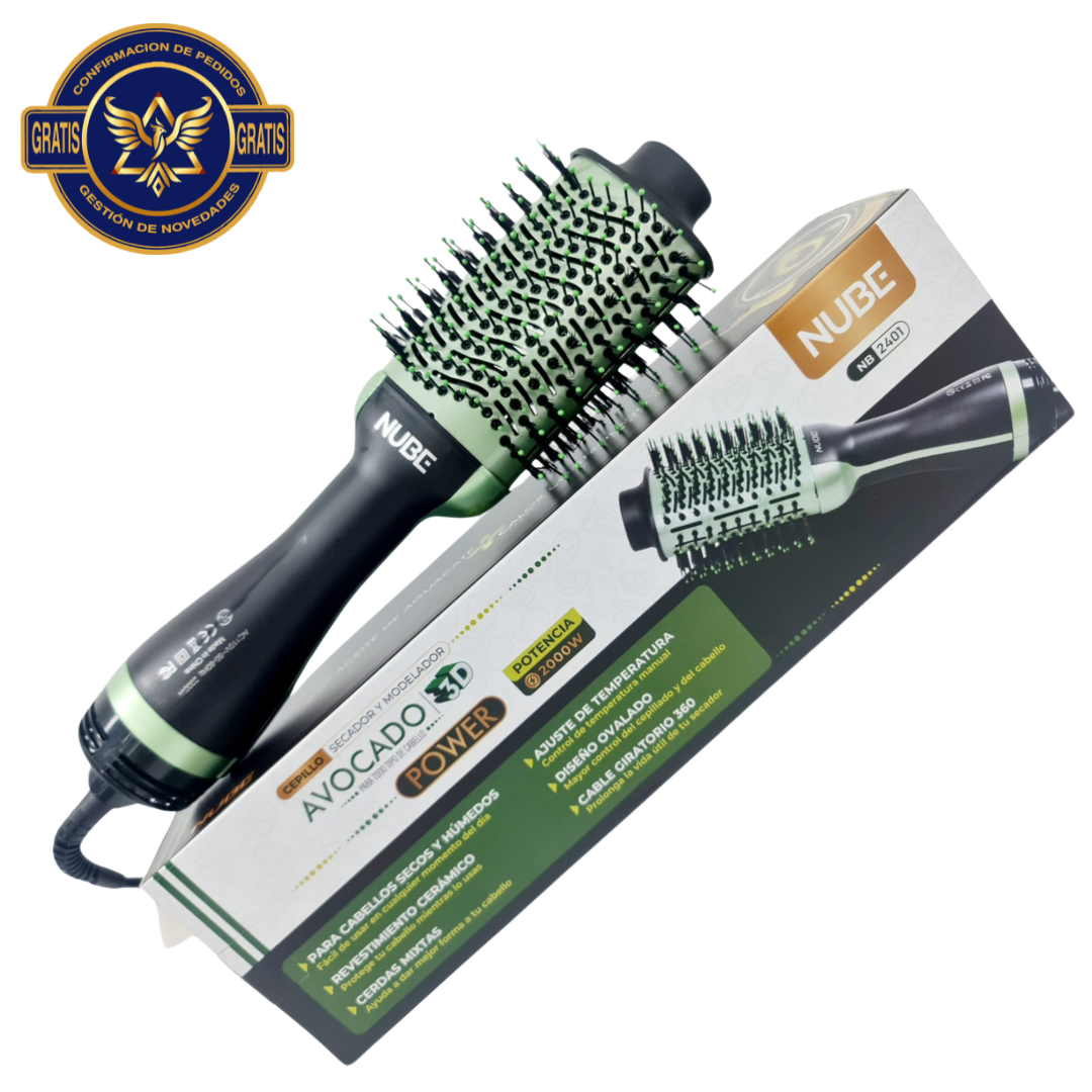 CEPILLO SECADOR DE AGUACATE NUBE